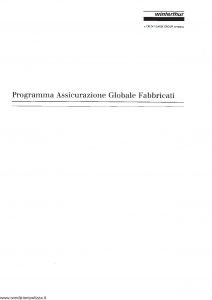 Winterthur - Programma Assicurazione Globale Fabbricati - Modello AE618N01 Edizione 07-2001 [SCAN] [22P]