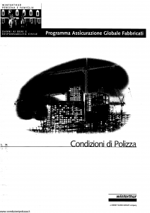 Winterthur - Programma Assicurazione Globale Fabbricati - Modello ae618n01 Edizione 07-2001 [SCAN] [20P]