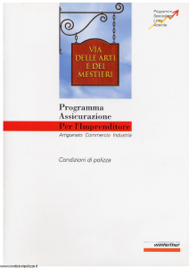 Winterthur - Programma Assicurazione Per L'Imprenditore - Modello nd Edizione 09-1997 [SCAN] [25P]