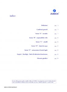 Zurich - Globale Fabbricati Civili - Modello P1900 Edizione 10-2006 [26P]